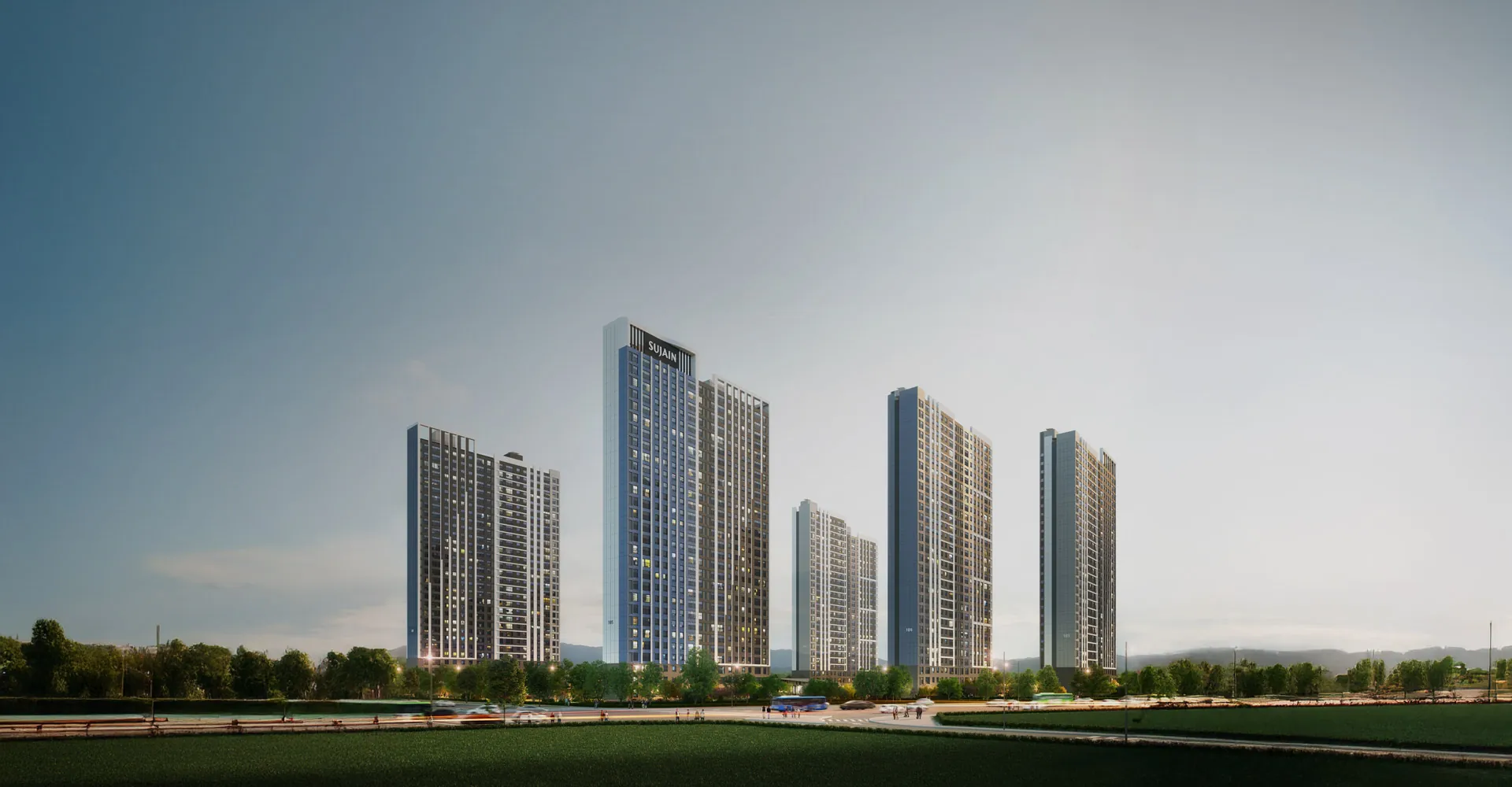 해남 솔라시도 기업도시에<br>선보이는 588세대 주거단지